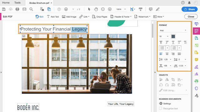 Adobe Acrobat DC PDF file editor