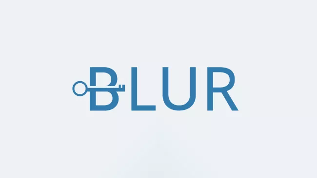 Blur password manager app