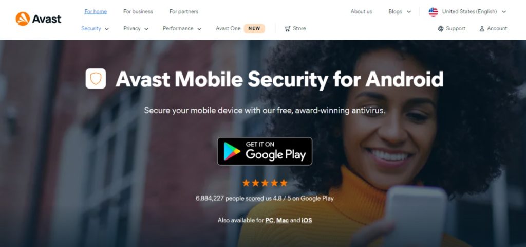 Avast Mobile Security Best Android antivirus app: Avast Mobile Security