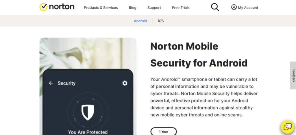 Norton Mobile Security Best Android antivirus app: Norton Mobile Security