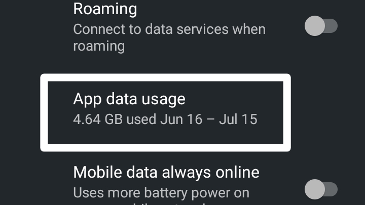 How to limit your data usage on an Android phone