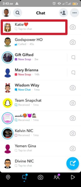 Select the conversation