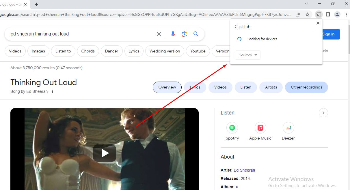 How to cast Chrome tab on your TV